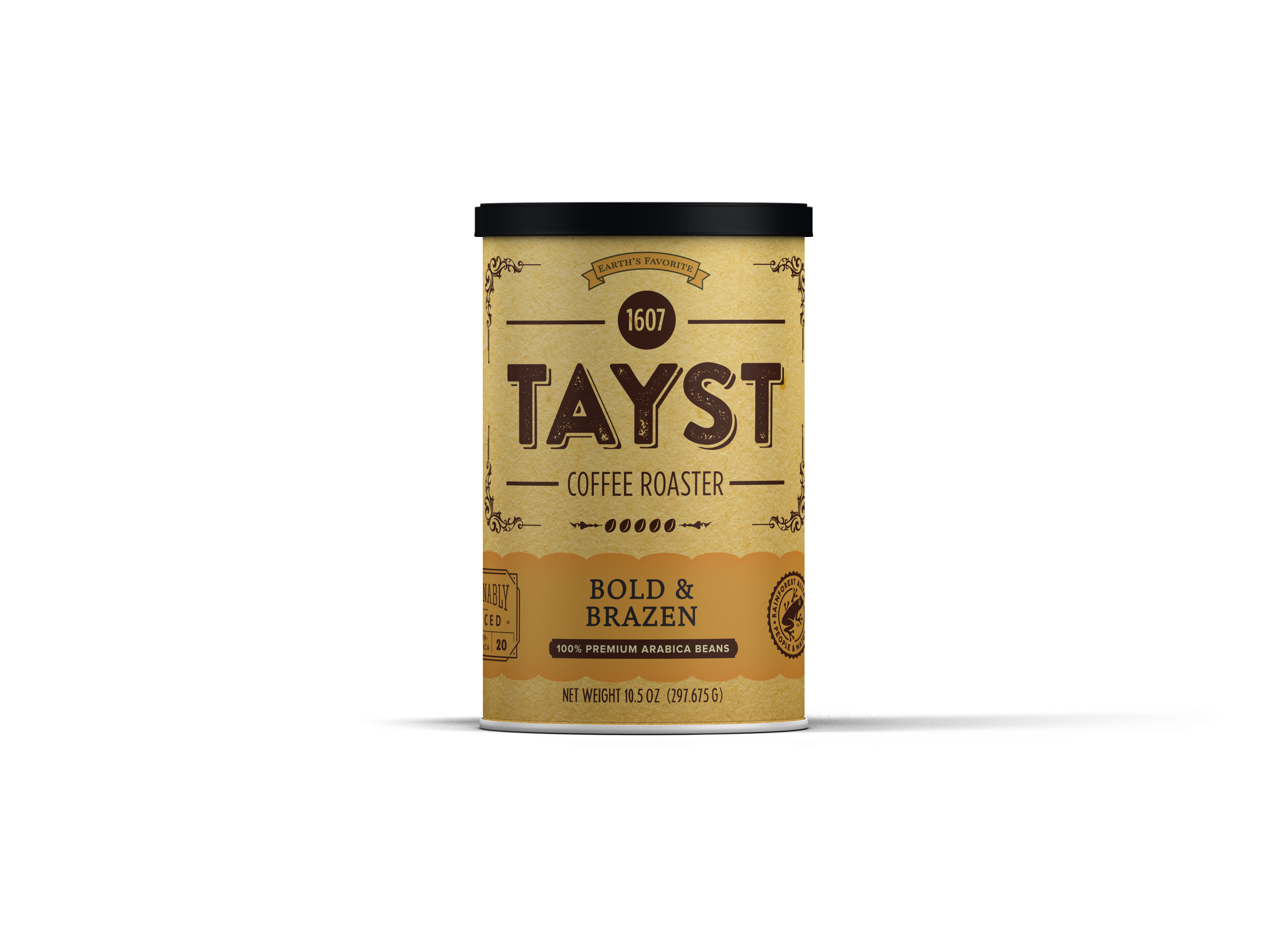 Tayst coffee can - bold and brazen