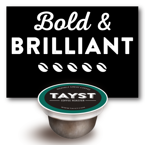 bold and brilliant coffee