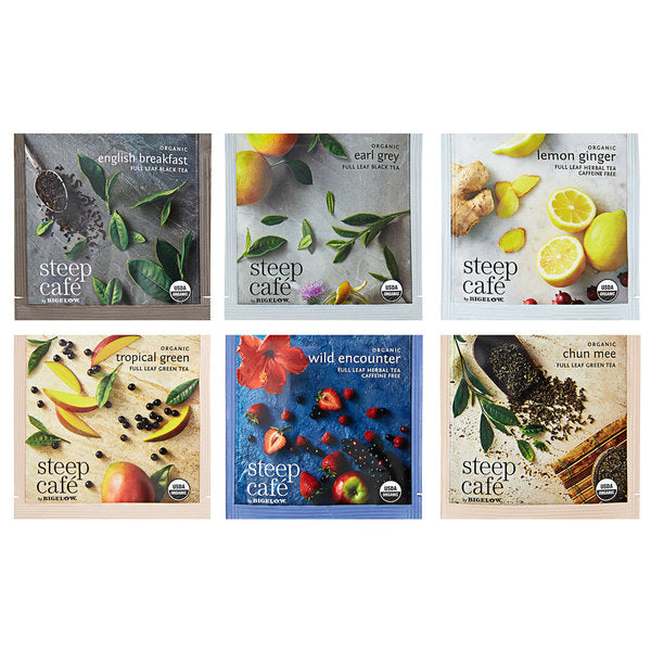 Bigelow - Steep Café Teas - Case of 50 Teabags