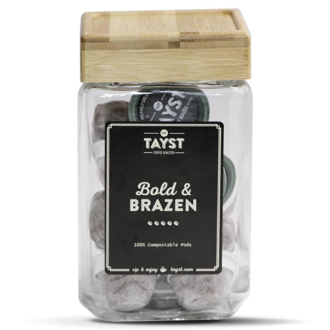 Brazen Coffee Jar - Bamboo