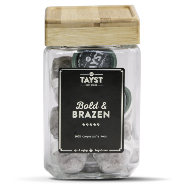 Brazen Coffee Jar - Bamboo