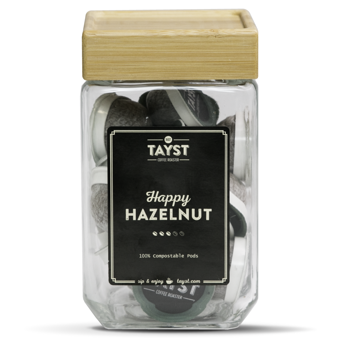 Hazelnut Coffee Jar - Bamboo