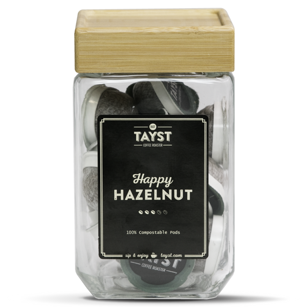 Hazelnut Coffee Jar - Bamboo