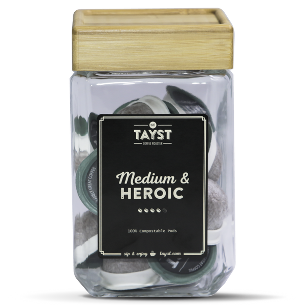 Heroic Coffee Jar - Bamboo