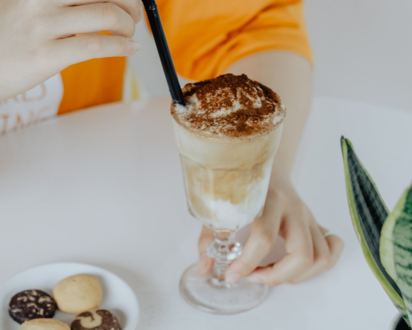 coffee milkshake made with tayst