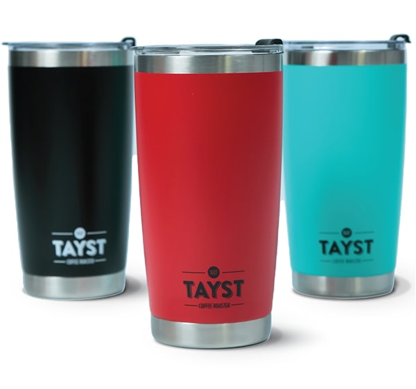 Tayst 20 oz. Travel Coffee Tumbler, Double-Walled Vacuum Insulation