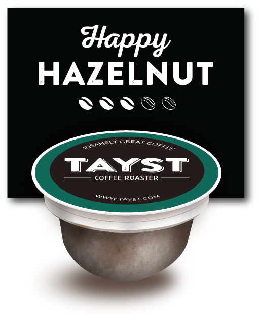 Tayst happy hazelnut coffee pod