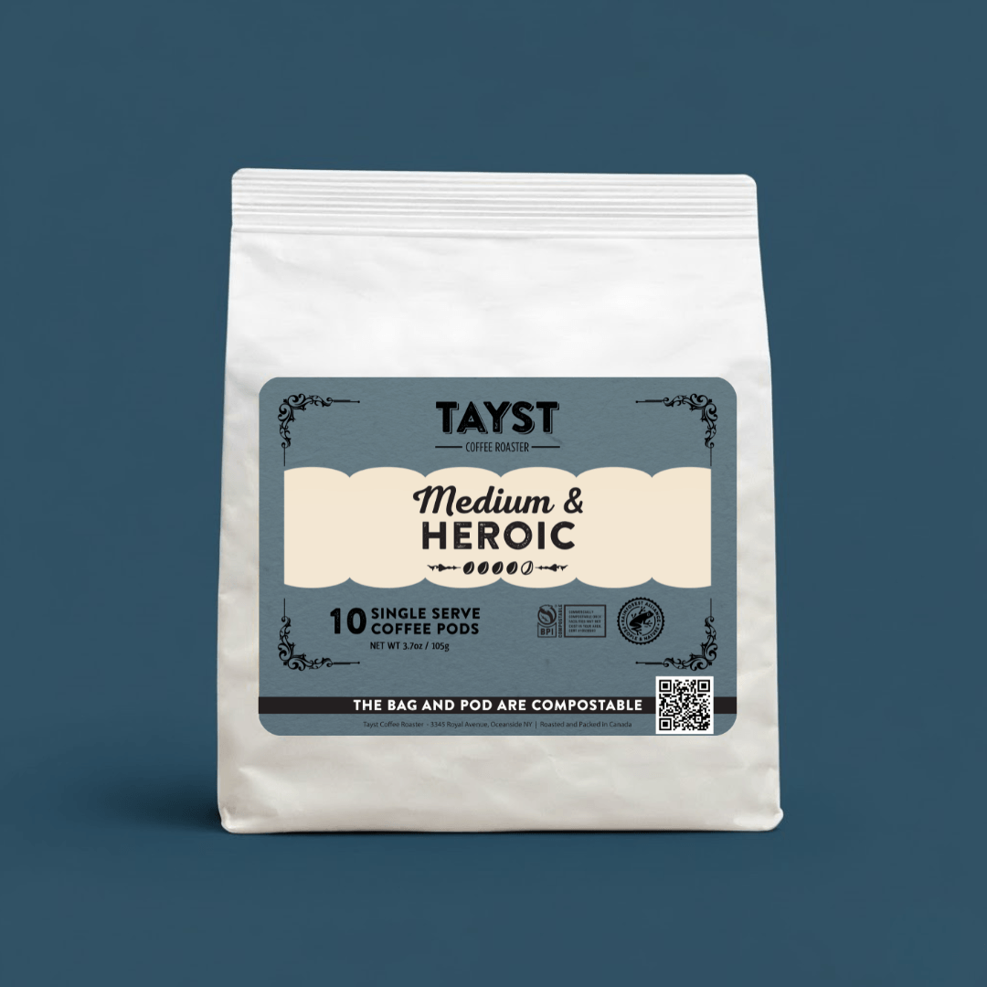 Medium & Heroic | Medium Roast Coffee Pods | TAYST – TAYST COFFEE