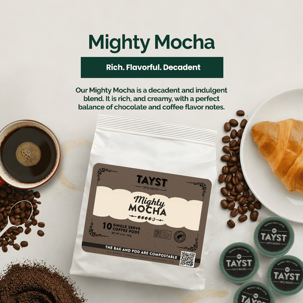 Mighty Mocha | Mocha Coffee K Cups | Mocha Coffee Pods – TAYST