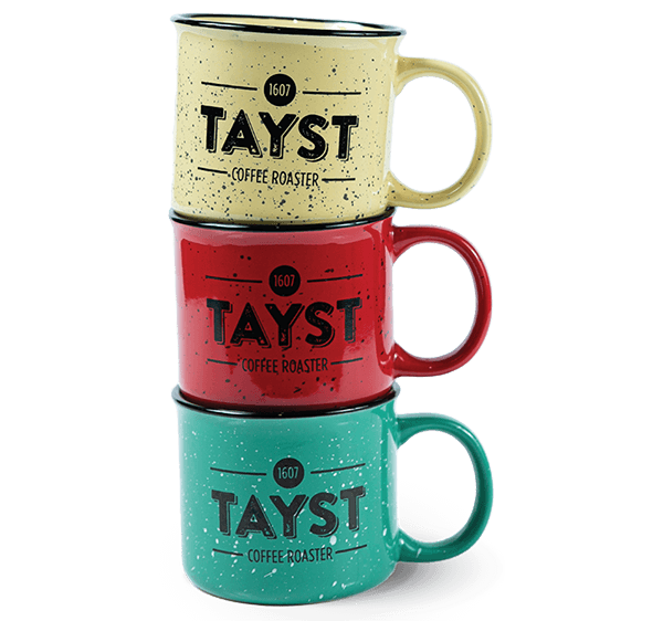 Tayst coffee mugs