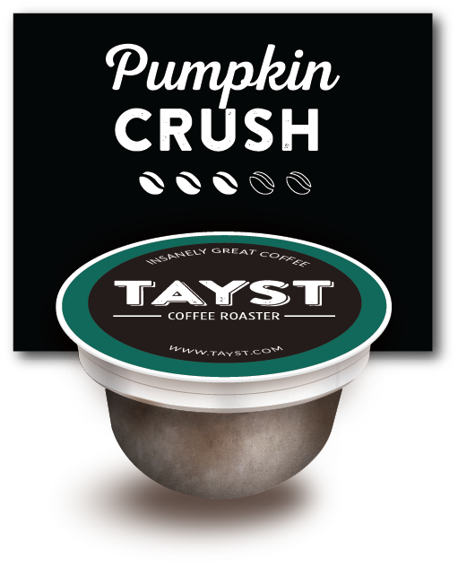 Tayst pumpkin crush coffee pod
