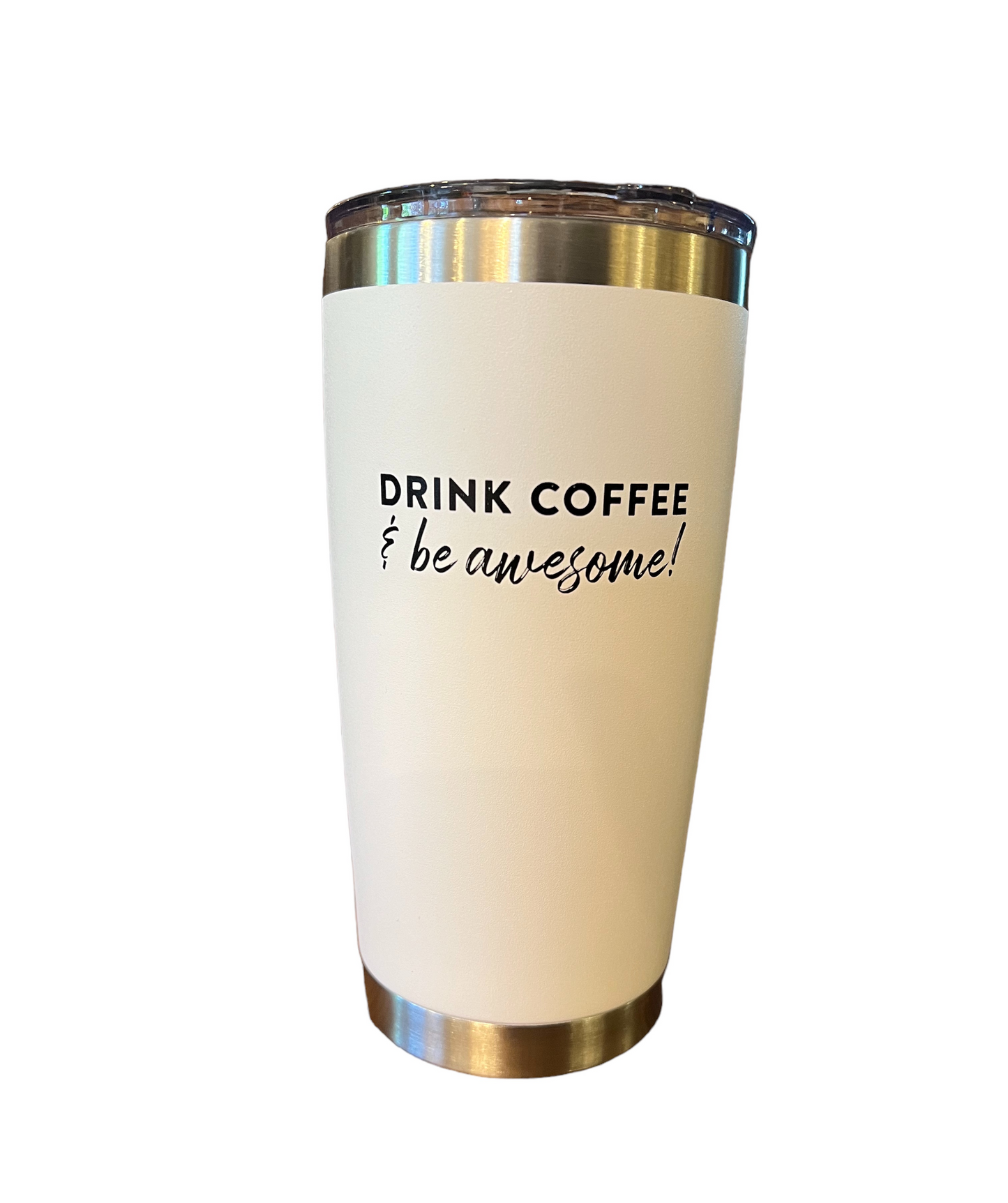 White tumbler