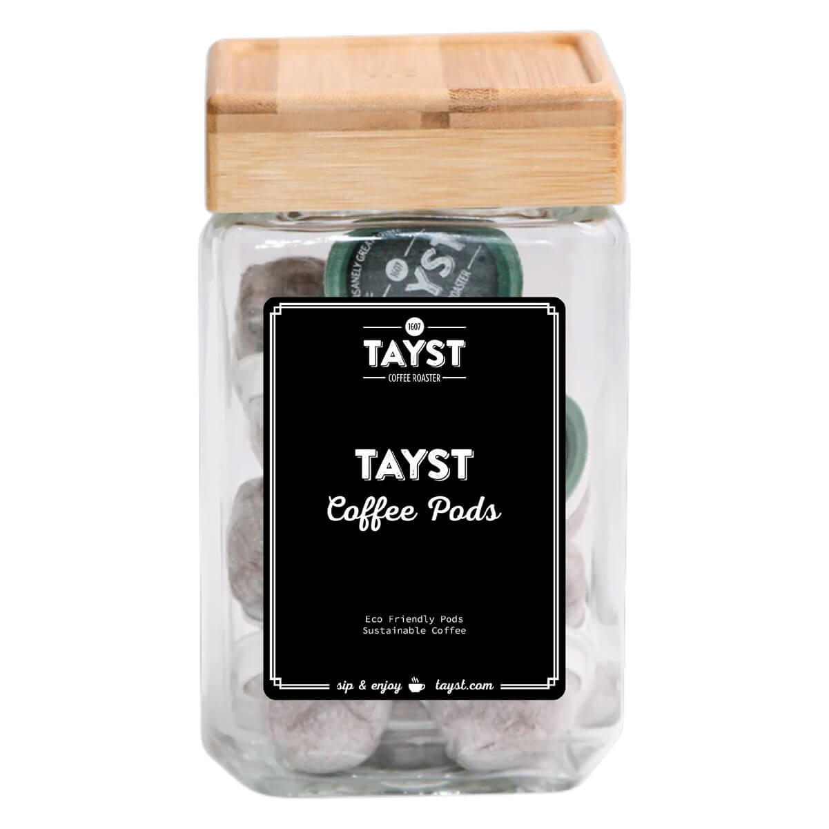 Tayst Coffee Pods Jar