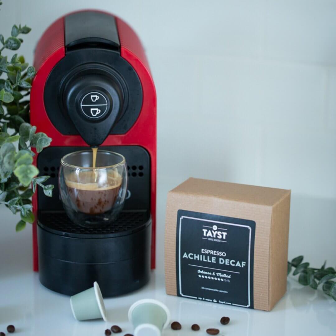Tayst nespresso with machine