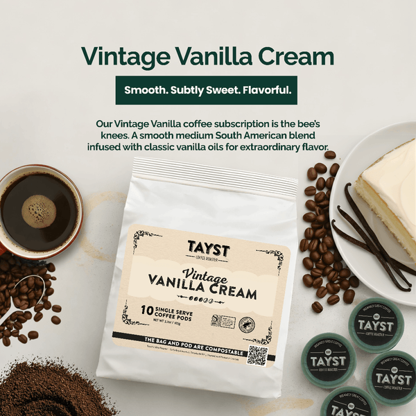 caramel vanilla cream coffee k cup calories Vintage Vanilla | French Vanilla Coffee Pods
