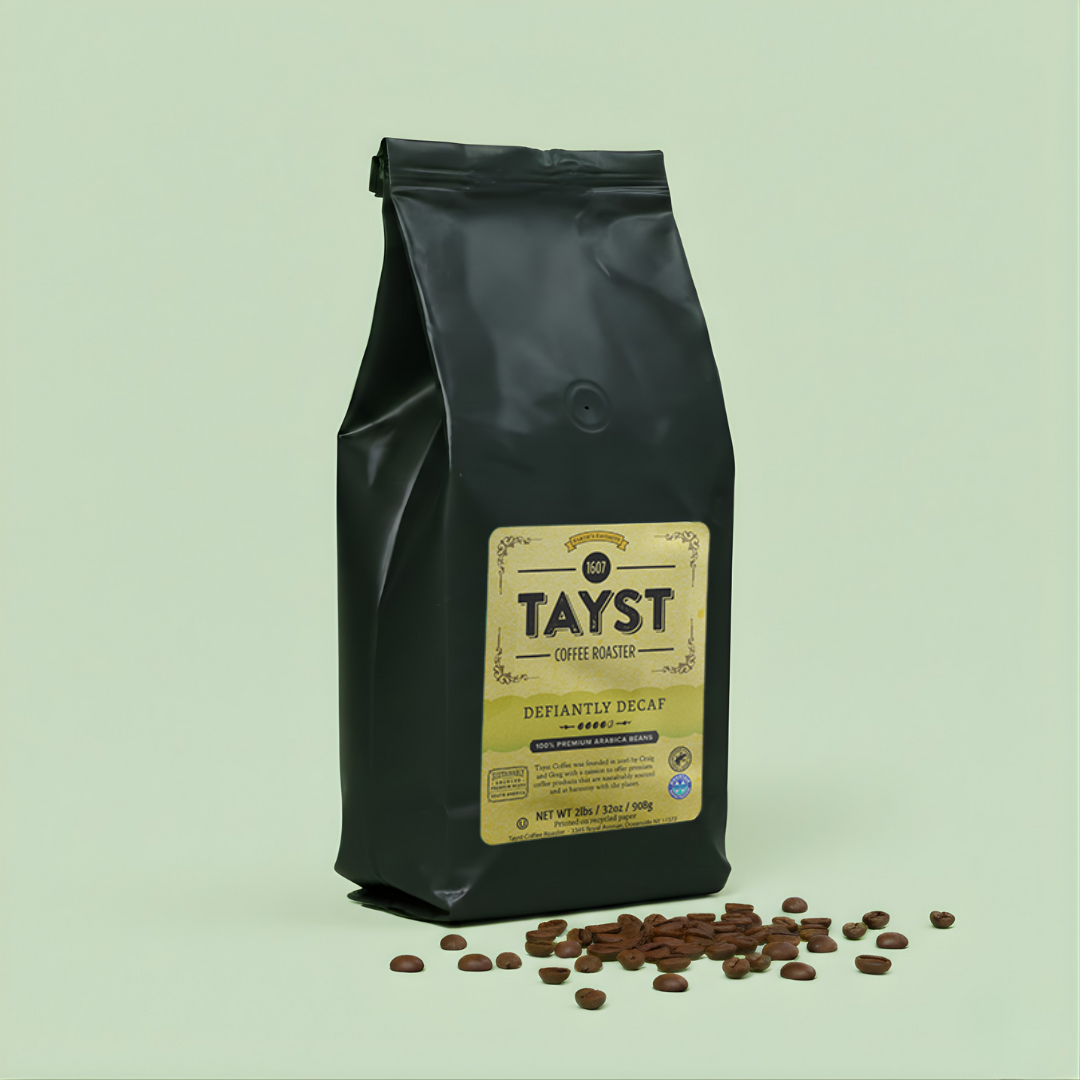 Defiantly Decaf Whole Bean Coffee – TAYST COFFEE ROASTER