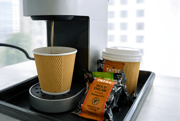 eco luxe compostable coffee pods
