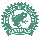 Rainforest Alliance Seal.