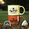 Tayst coffee mug Red and Almond