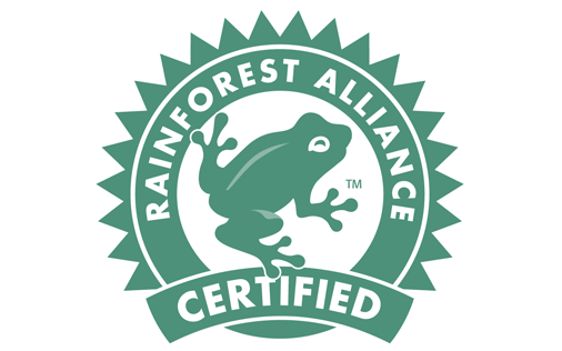 Rainforest Alliance Seal.