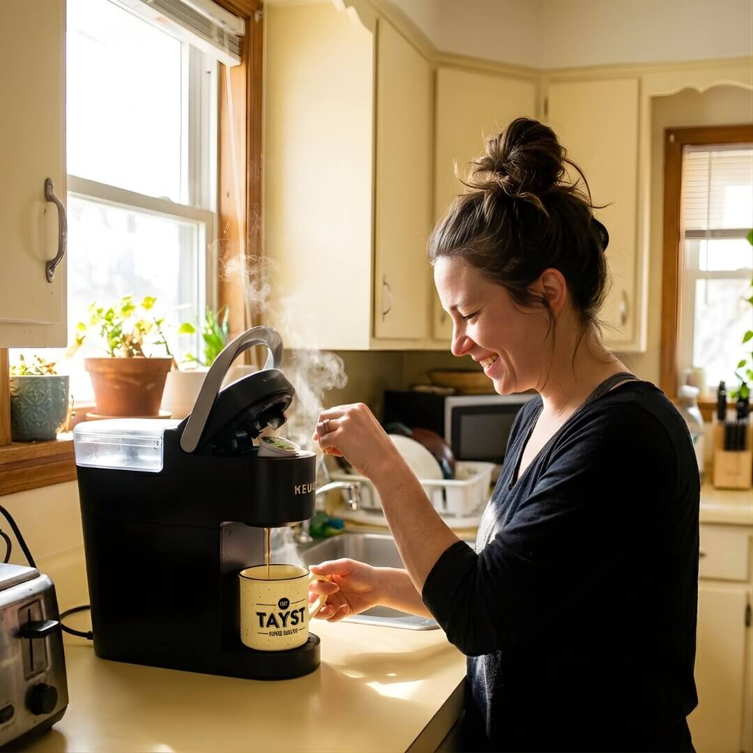 tayst coffee brewing