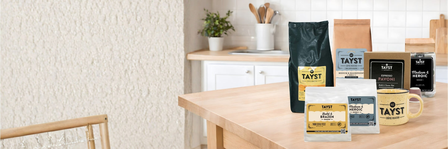 Tayst coffee products