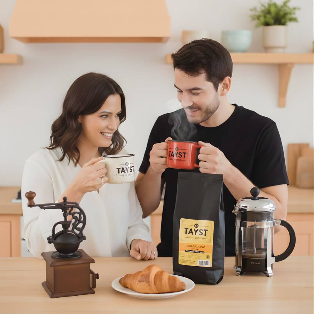 Couples favourite morning coffee