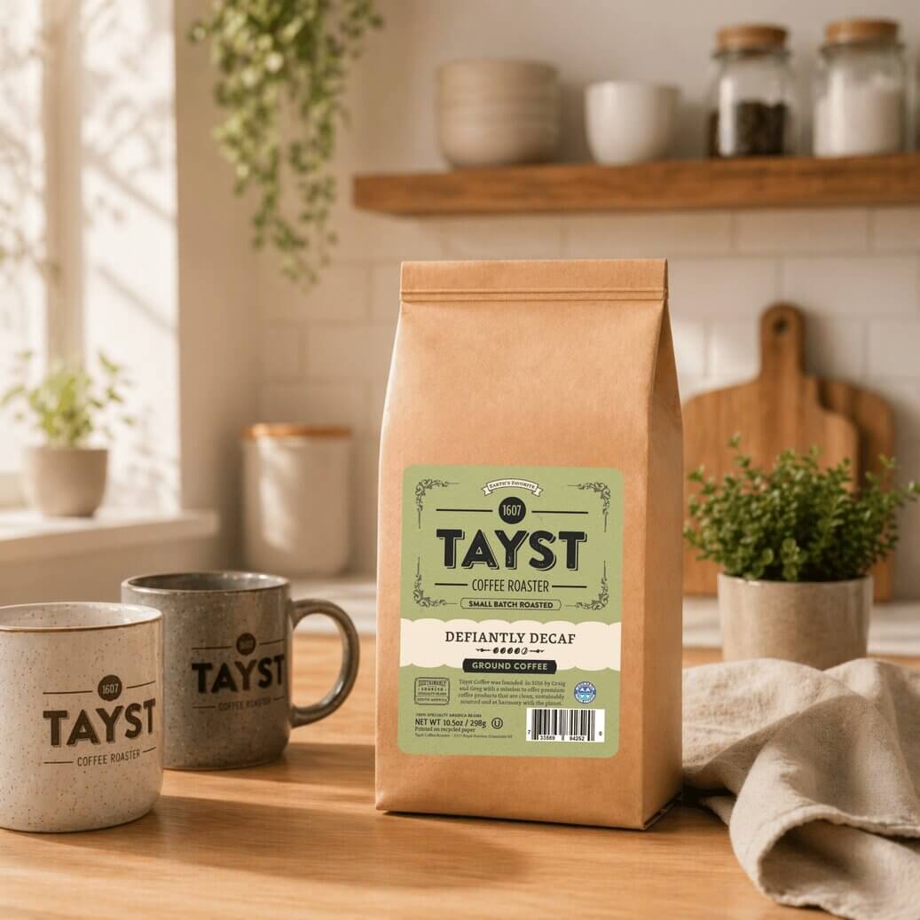 Tayst coffee with ivory mug