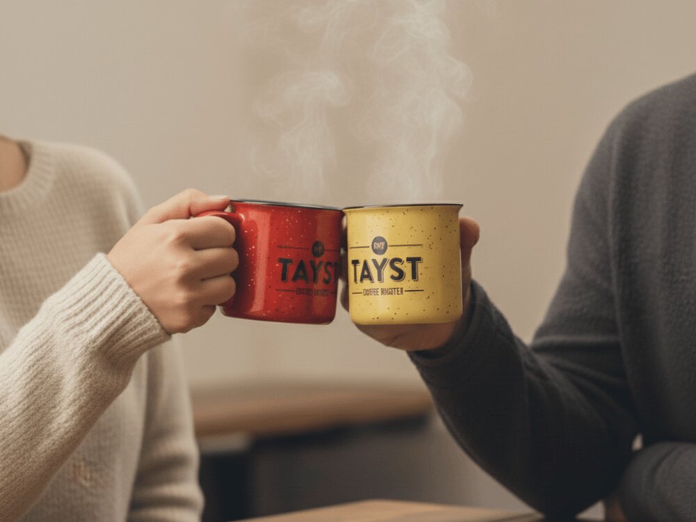 Tayst Mug Red Yellow
