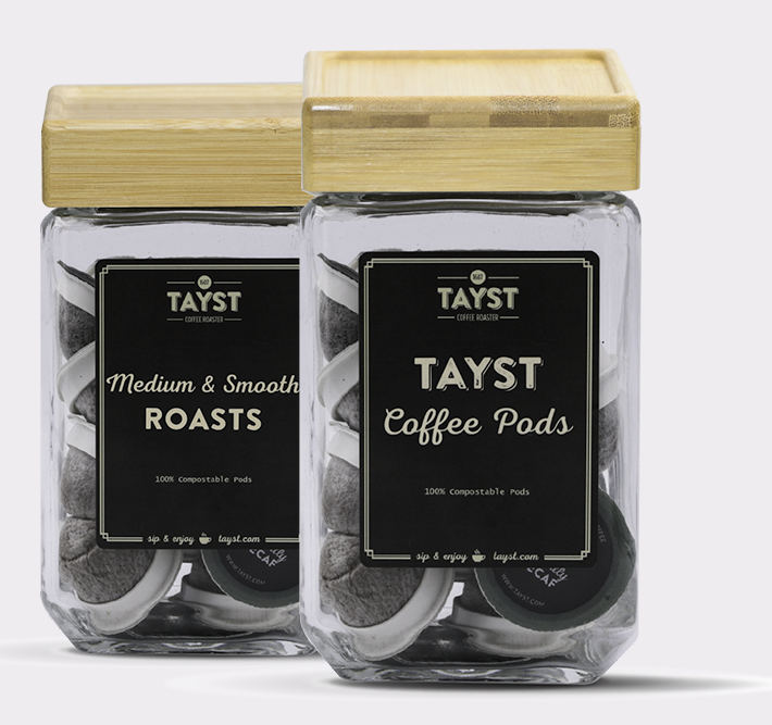Tayst Coffee Jar - Bamboo